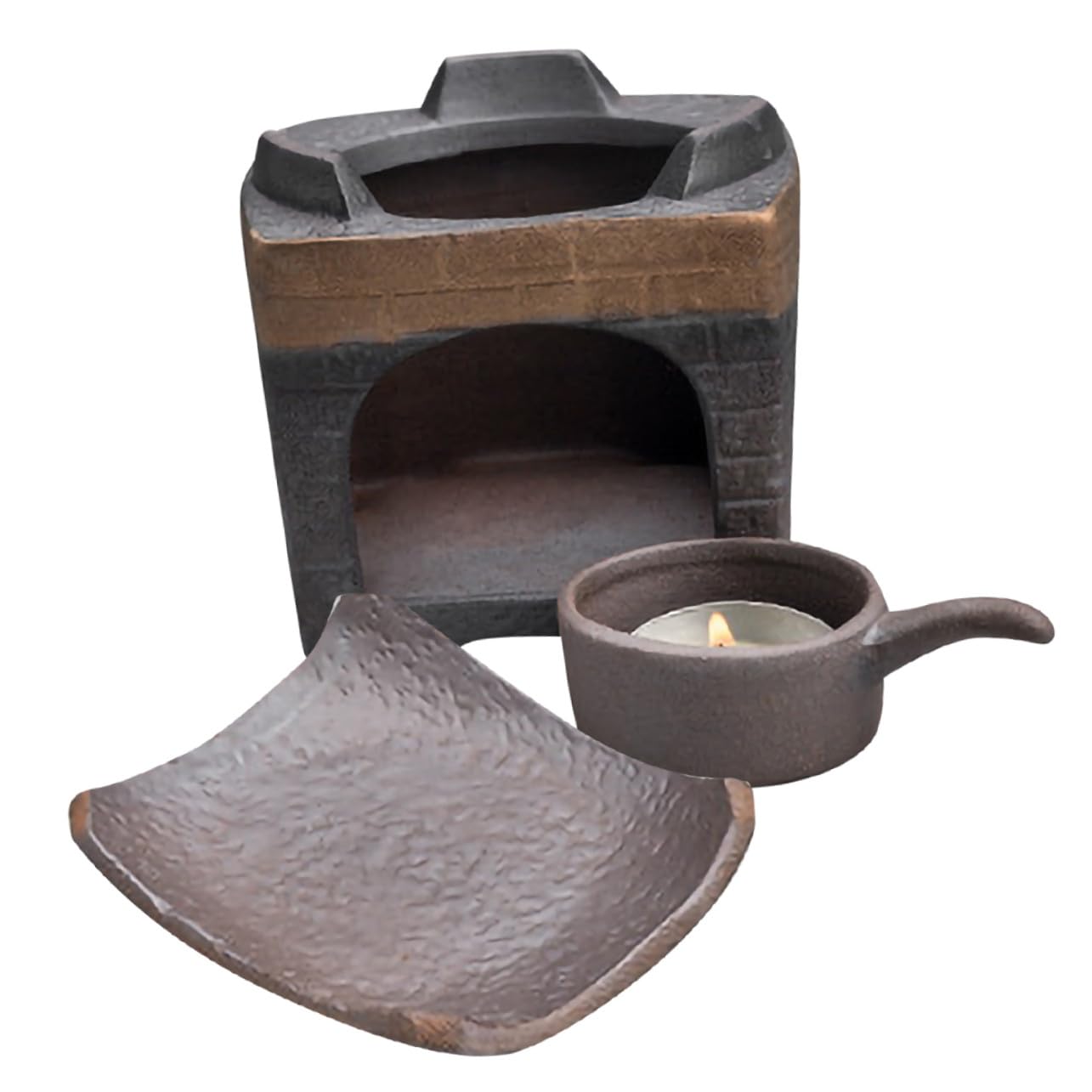 Calentador de Tetera de Cerámica, Juego para Casa y Restaurante