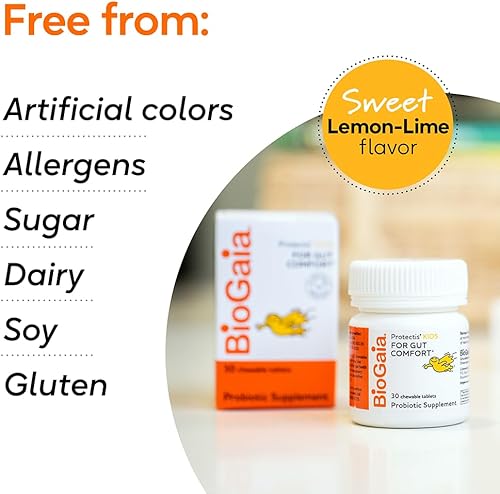 Miniatura 6 de BioGaia comprimidos masticables con probiótico 30 unidades por caja