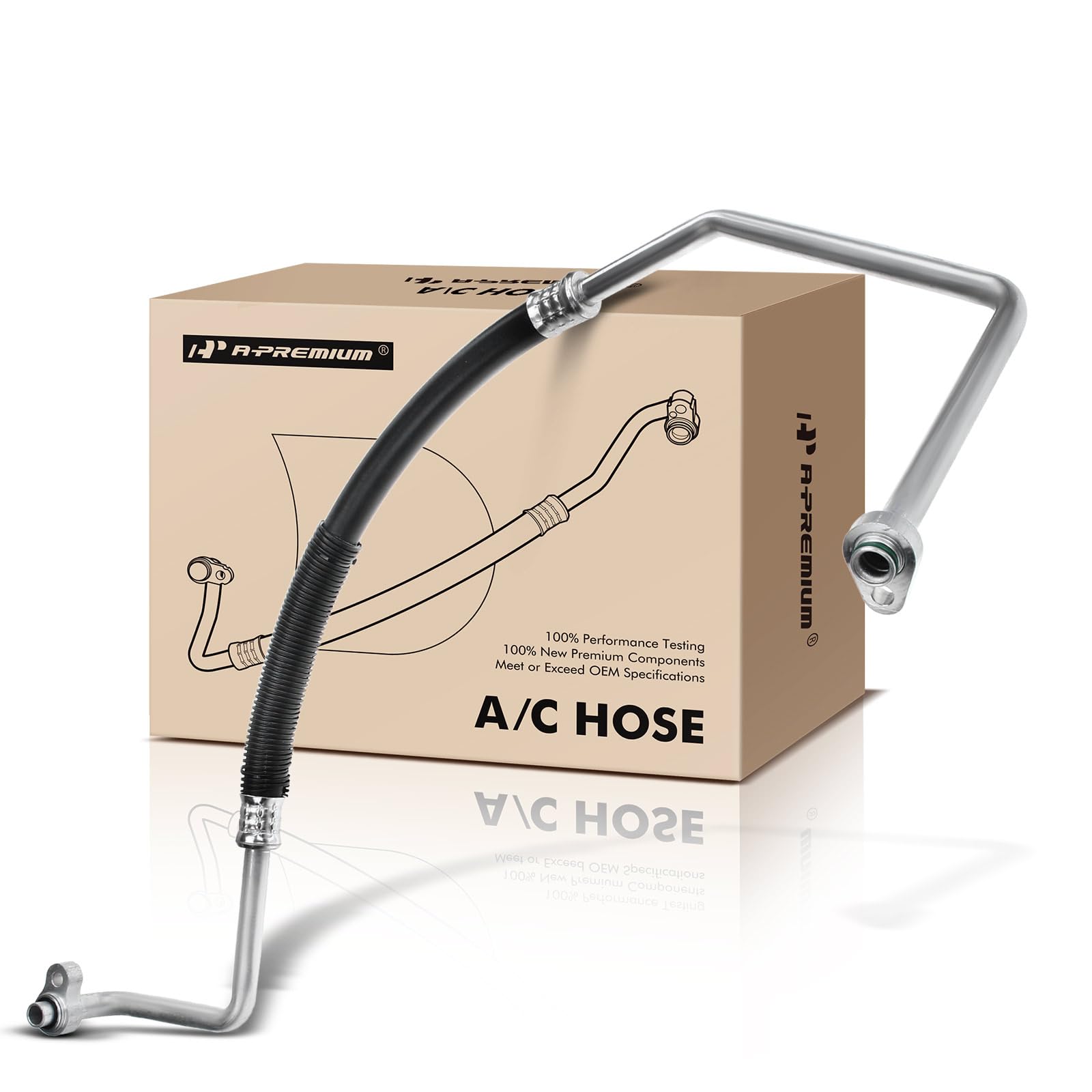 A-Premium A/C Suction Line Hose Assembly Compatible with Jeep Grand Cherokee 1999-2001 L6 4.0L, Compressor to Evap