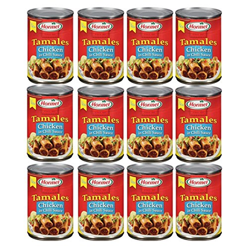 Hormel Tamales Chicken in Chili Sauce Tamales, 15 oz (12 Cans)