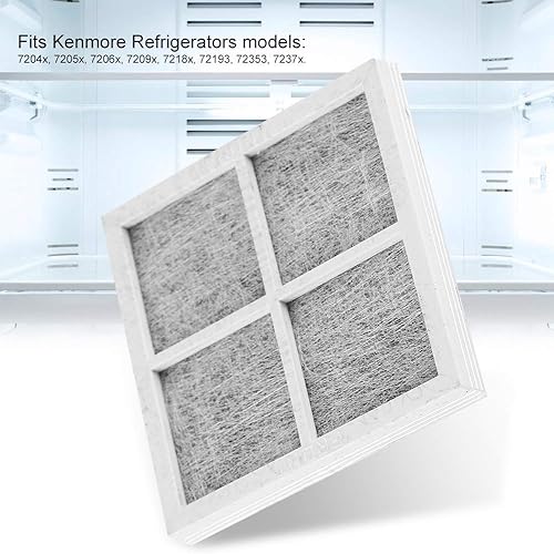 Miniatura 5 de Paquete de 3 filtros de aire AF004, reemplazo de filtro de aire para refrigerador Lt120f, filtro de aire eficiente de carbón activado para