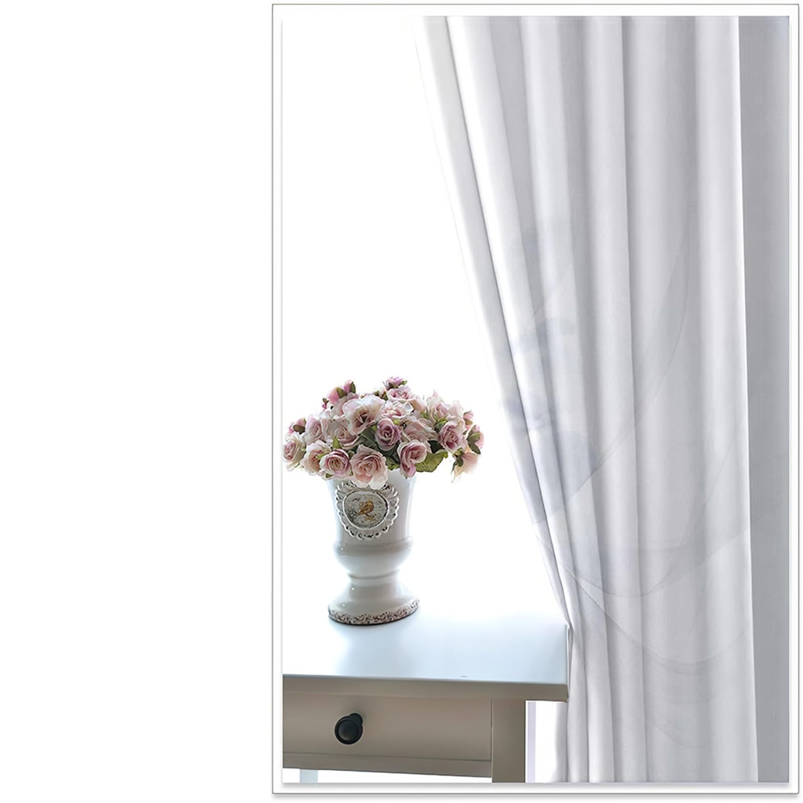 Gualiy Abdunkelnde Vorhänge, Vorhänge 96x214 Gänseblümchen Vorhang Wohnzimmer Blickdicht 2er Set
