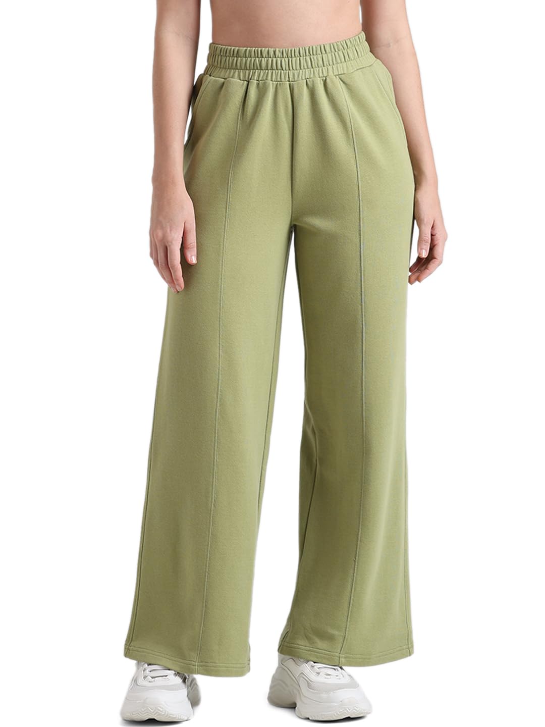 only Women's Wide Leg Track Pants-picture-56