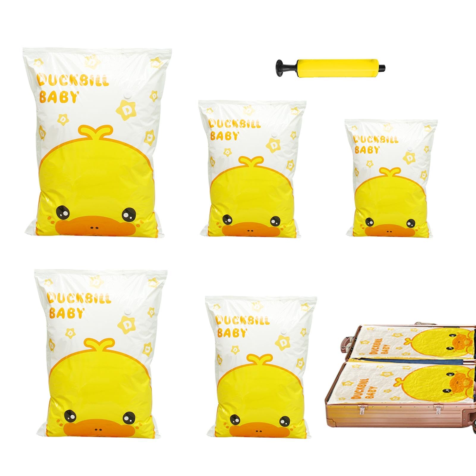 Sacs de rangement sous vide vêtements - Organisateur d'emballage de voyage et sac de compression