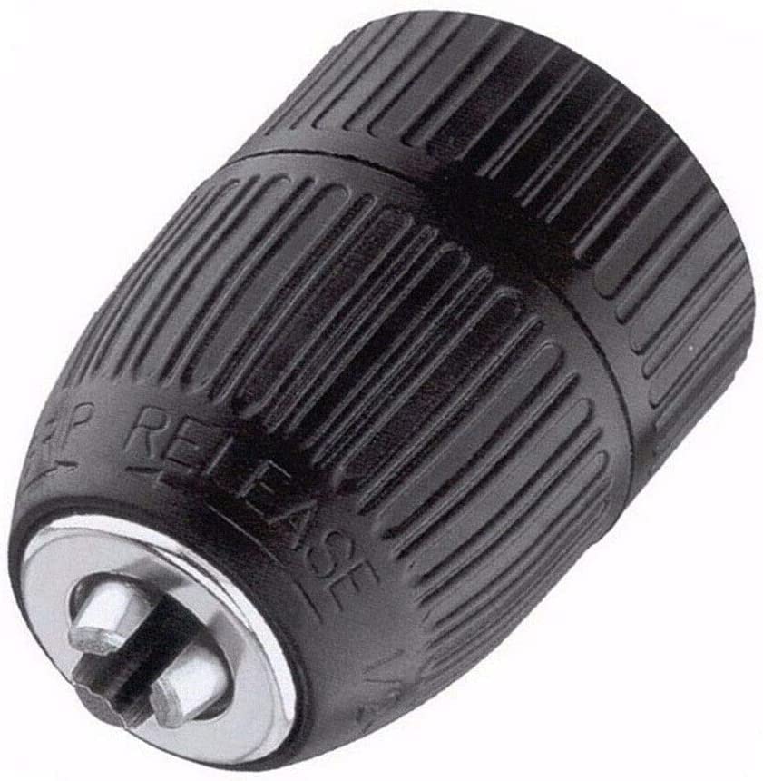 4xl 13mm keyless drill chuck mini Driver Hex Shank Screwdriver To Drill Converter 1/4'' HEX To 3/8'' Quick Change Handle Adapter Converter (Size-13 mm, material-metal,Color-Multi)