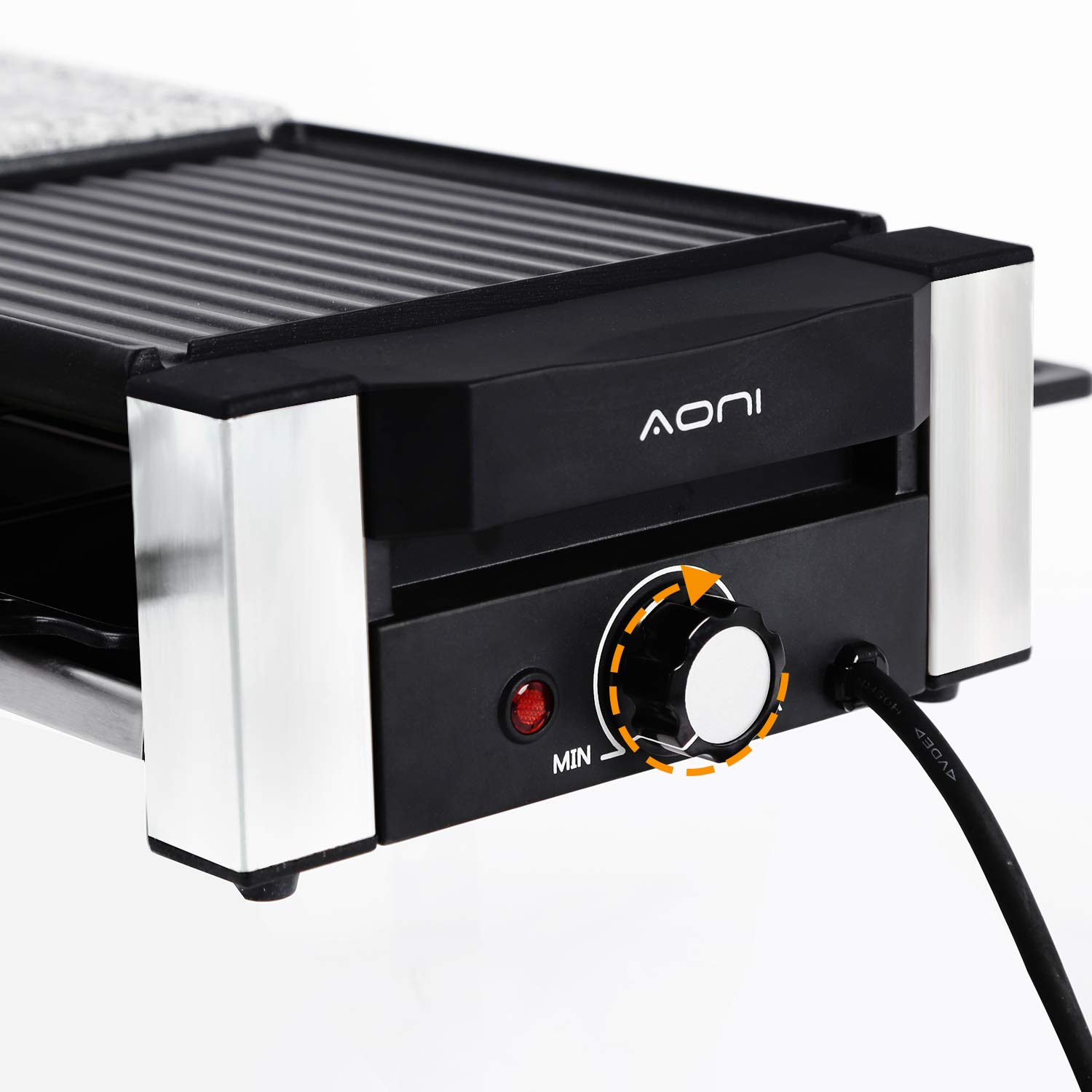 AONI Raclette Table Grill, Electric Indoor Grill Korean BBQ Grill