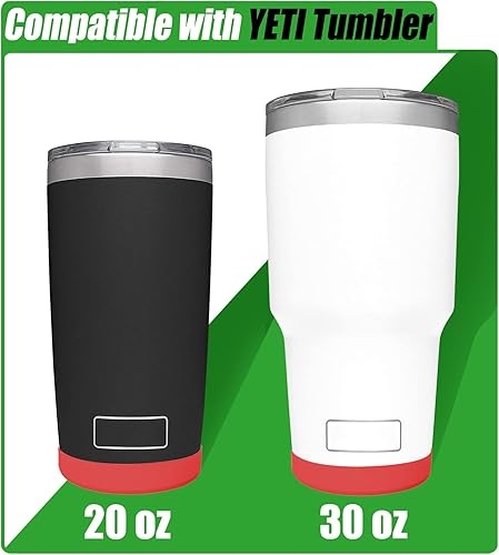 Miniatura 8 de Funda para maletero más segura para vaso YETI de 20 onzas, 30 onzas, protección inferior de silicona y menos ruido para taza de café, accesorios de