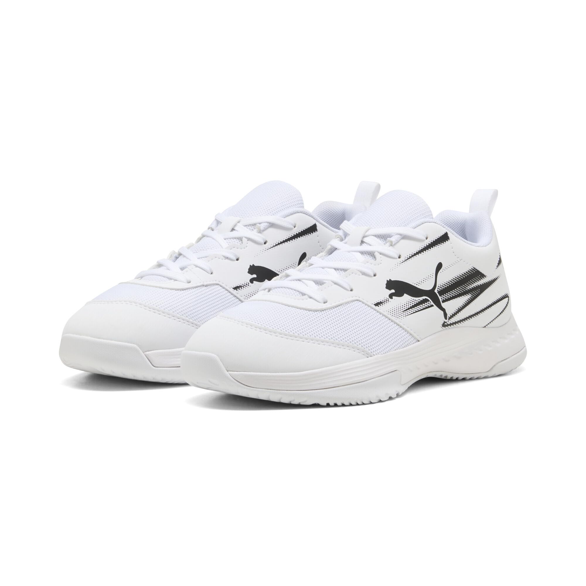 PUMA VARION II JR, Indoor Court Shoe, White Black, 34 EU
