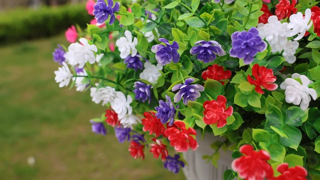 Amazon.com: Ivydale Artificial Fake Fall Mums Flowers Plants for