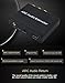 HDMI ARC Audio Extractor, SPDIF Optical Coaxial to RCA 3.5mm Stereo Audio Converter Adapter, Support 192kHz & 5.1CH for HDTV, Headphone Amp for Home Theater