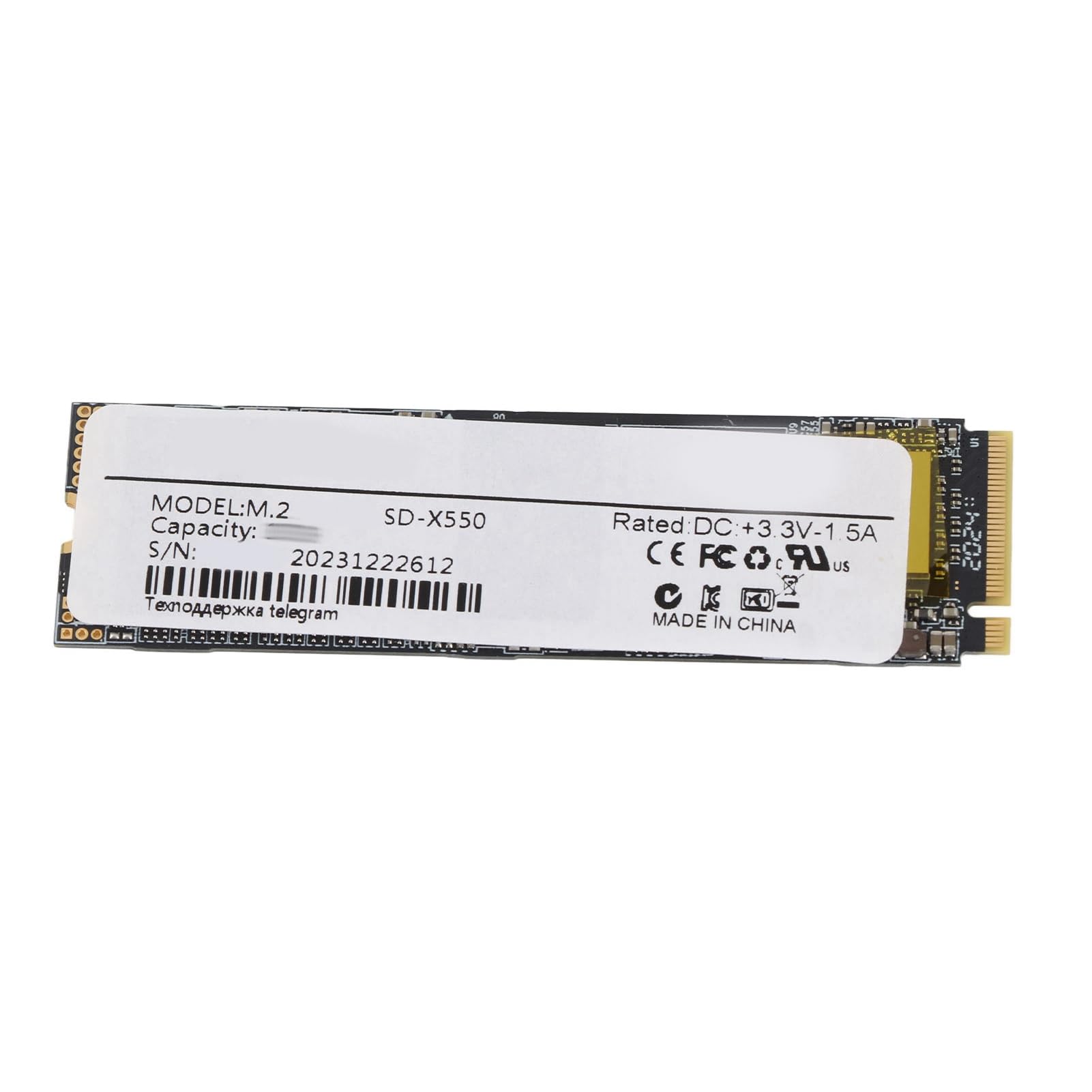 Domary Wewnętrzny Dysk Półprzewodnikowy NGFF M.2 SSD 1 TB z prędkością Odczytu i Zapisu do 520 MB/s do Laptopa, Notebooka, Komputera Stacjonarnego Ultrabook