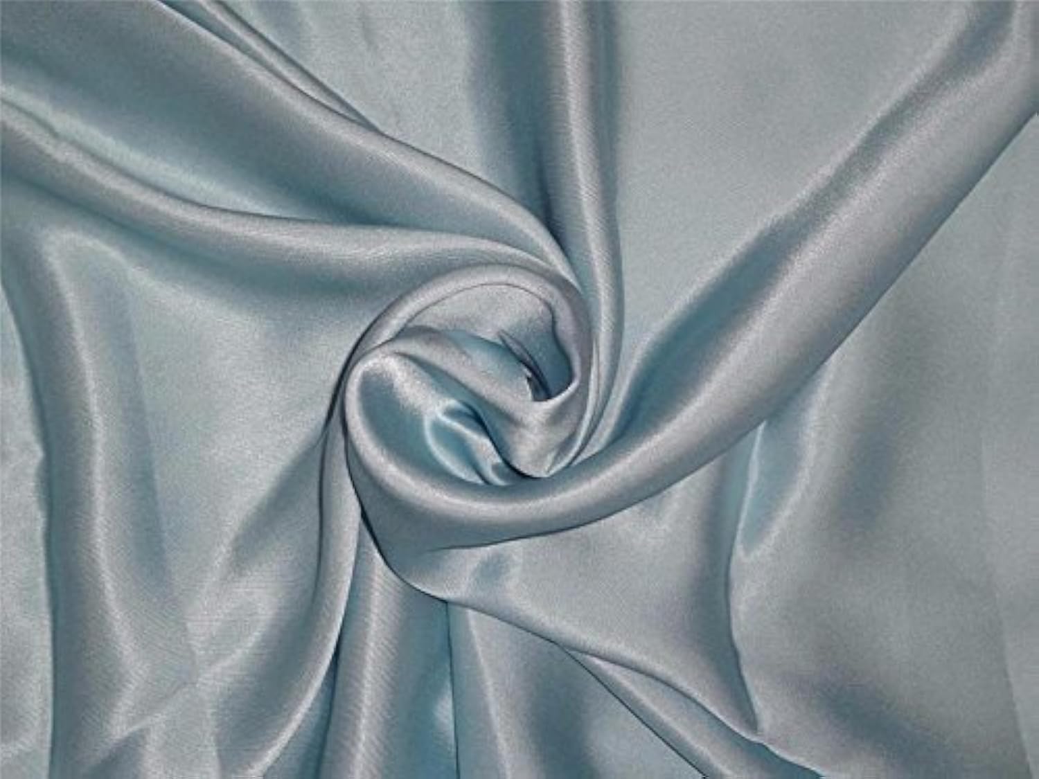 Soie réversible drapé fluide pastel baby blue pour décoration chambre