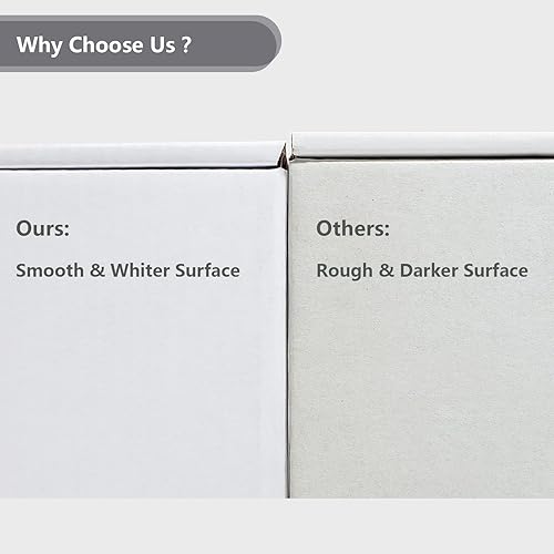 Miniatura 3 de Timirog Cajas de envío blancas de 12 x 9 x 4 pulgadas, paquete de 20 unidades, caja de correo de cartón corrugado para pequeñas empresas,