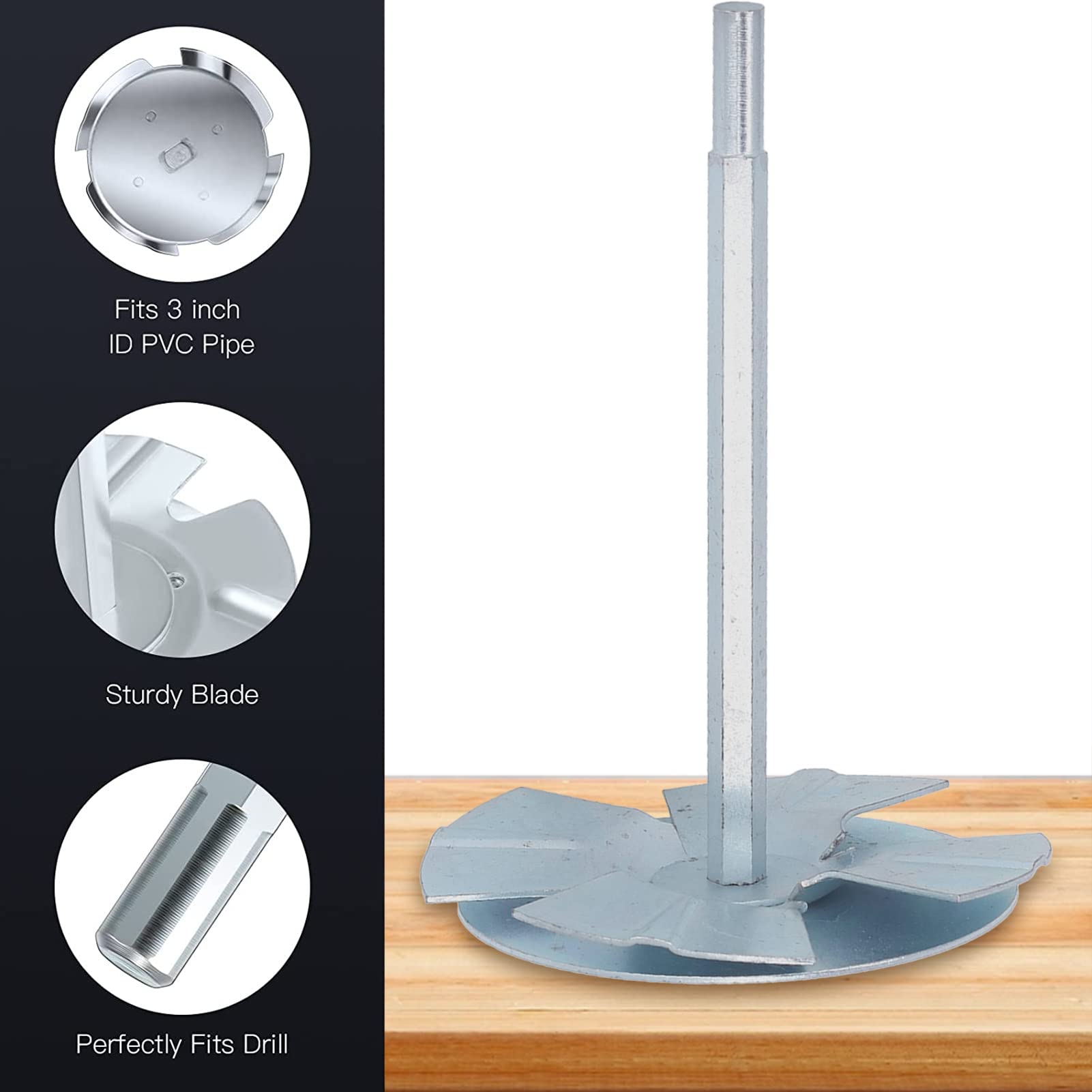 Kit 8 Alésoirs Tuyau PVC / PPR / ABS - Alliage Dur Avec Inserts Carbure - Tailles 13 à 102 Mm - Pour Nettoyage Précis Et Réutilisation Raccords