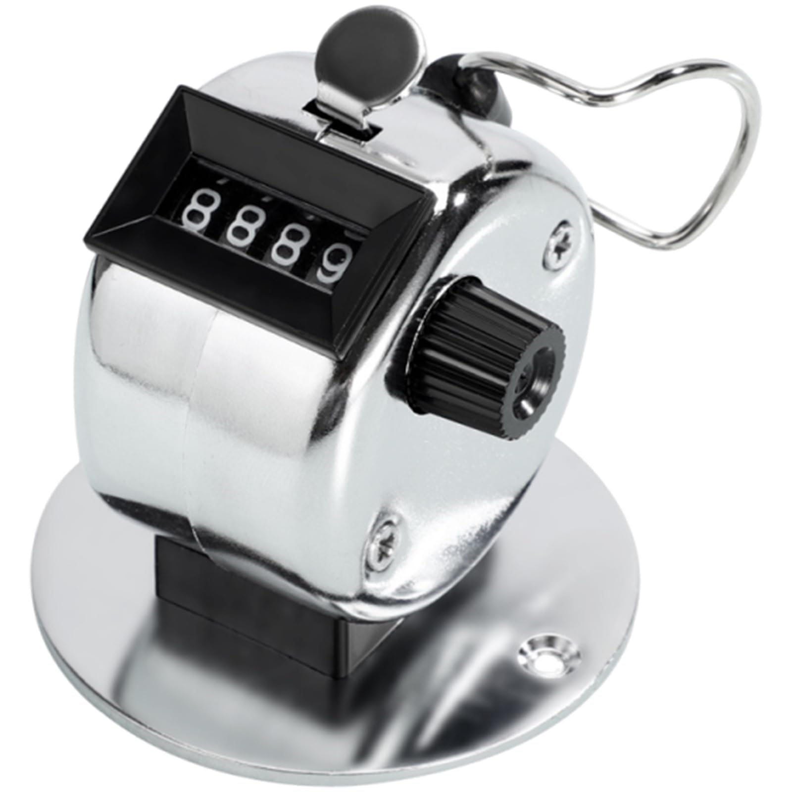 Qsvbeeqj Oh! Manual Press Counter Easy To Carry Hand Held Click Stock Sports Events Durable Metal Construction Industrial Press Counter