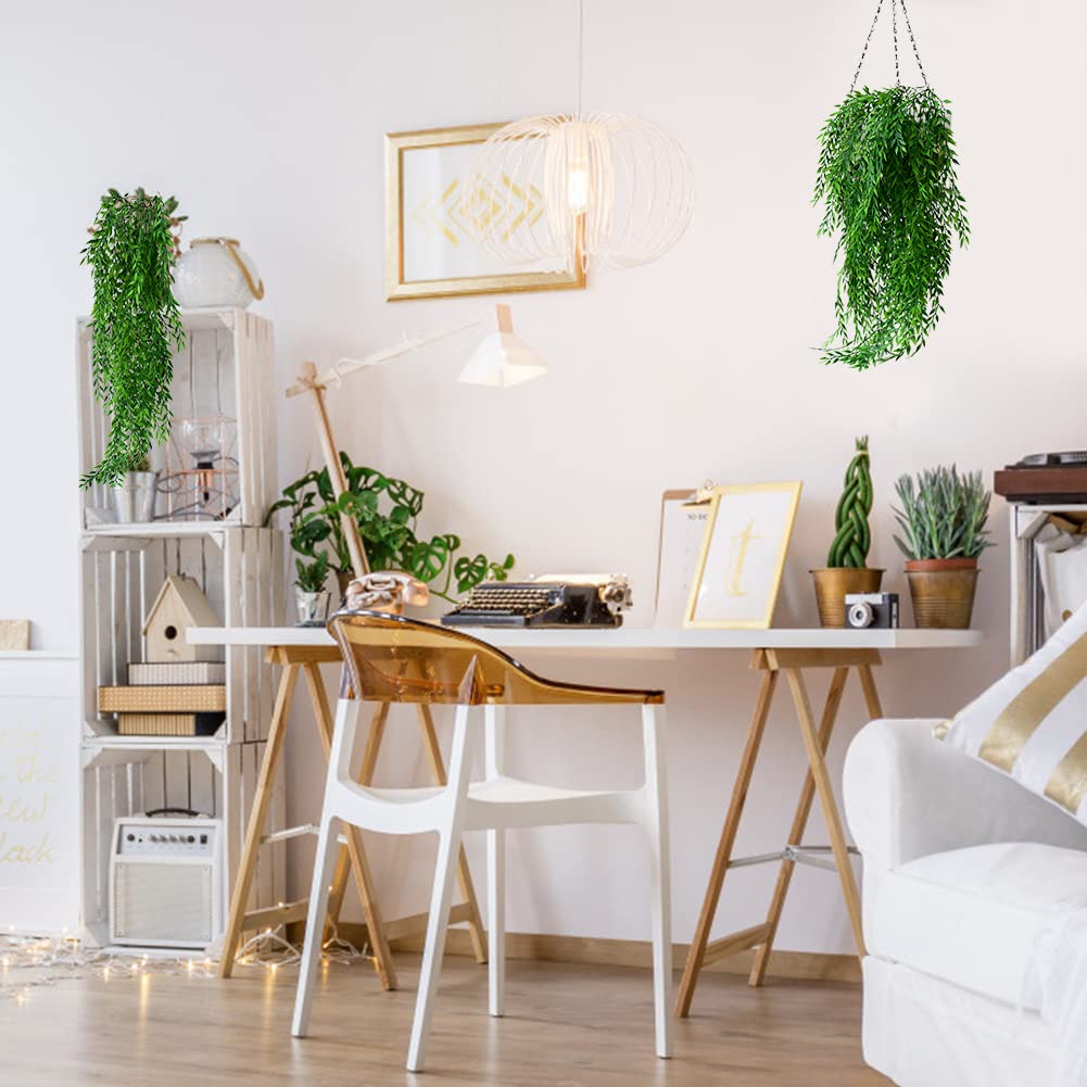 ikasus Knstliche Pflanzen Efeu, hngende Kunstpflanzen, hngend, Lange  Kletterpflanzen, fr Balkon, Wand, Hochzeit, Haus, Garten : Amazon.de:  Kche, Haushalt & Wohnen