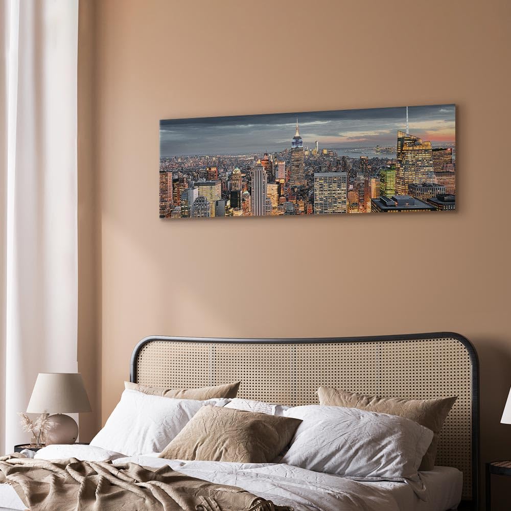 Tableau Sur Toile New York 200x100cm - Visario - Prêt à Accrocher