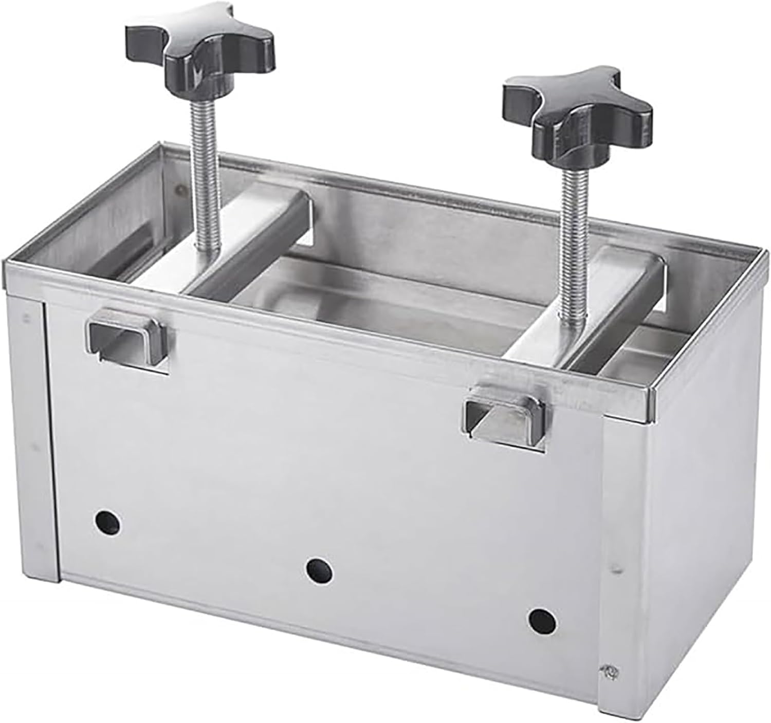 Stainless Steel Ham Press Maker Square Shape Cooked Meat Pressing Mold Kitchen Cooking Tool Meat Frozen Meat Forming Mold(4.4lb)