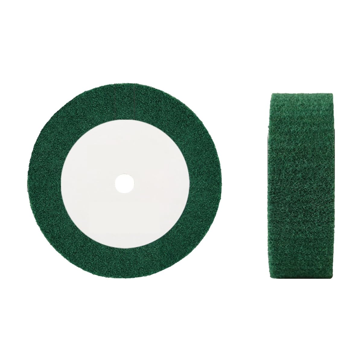 Metall Edelstahl Draht Flieger Rad Polierrad Nylon Klamm Stoff Rot Grün PICK Drahtrad(Green Outer 200 * 50 * 20mm)
