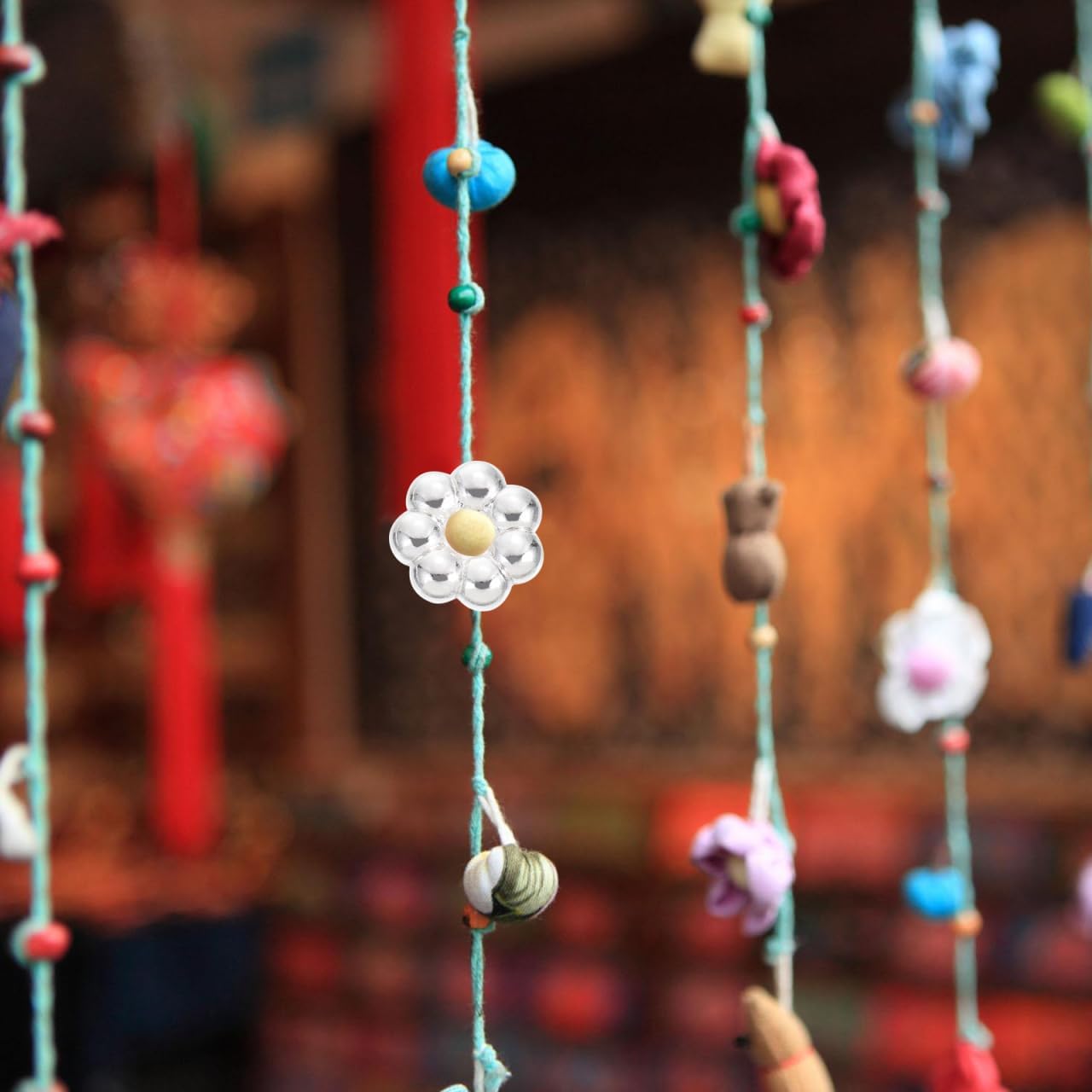 Healifty 2000Pcs Electroplating Beads for Jewelry Making, Daisy Spacer Plastic Beads for DIY Bracelets Necklaces Craft Supplies 6mm - Image 3