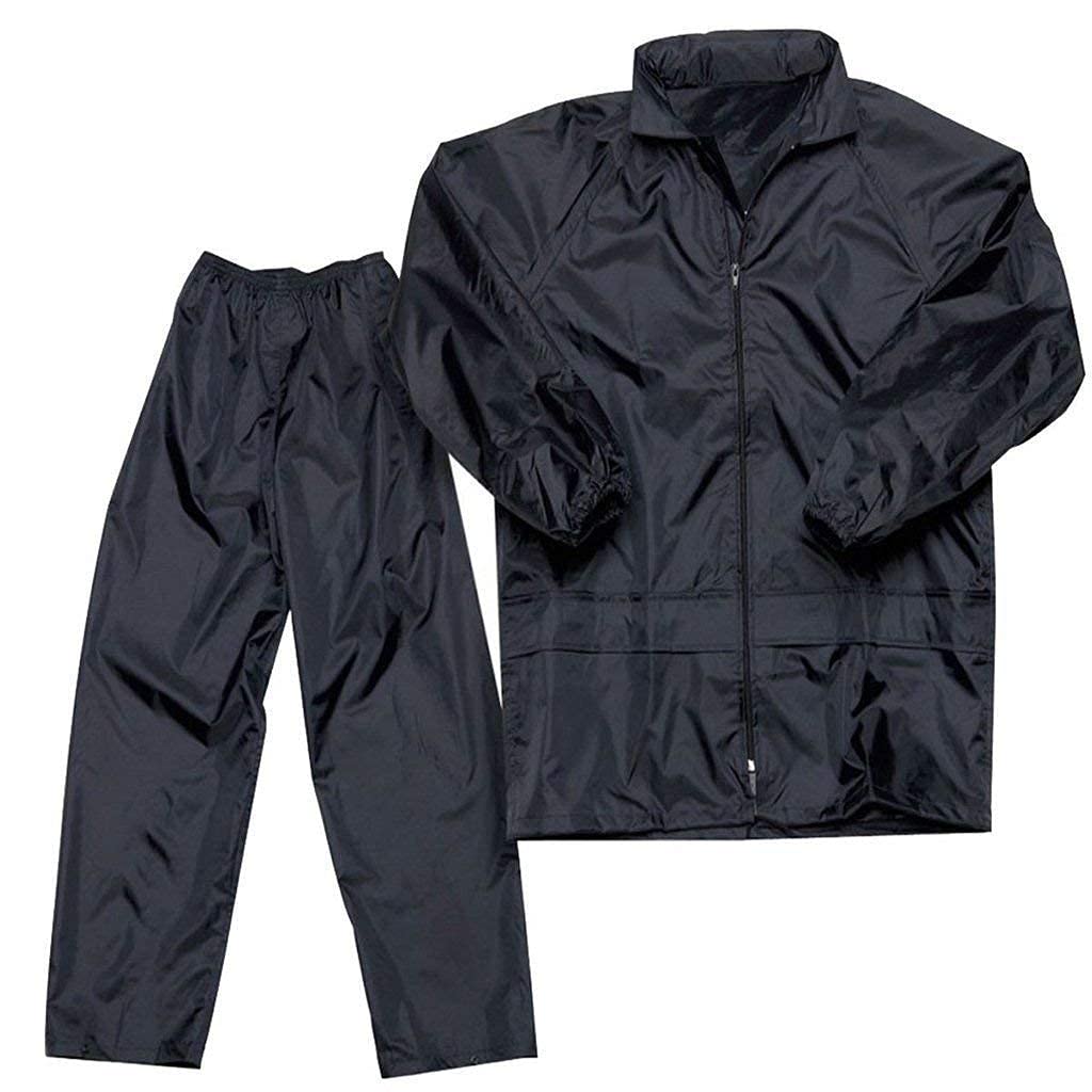 devil Water Proof Black Plain Rain Suit with Bag for Women's-picture-8