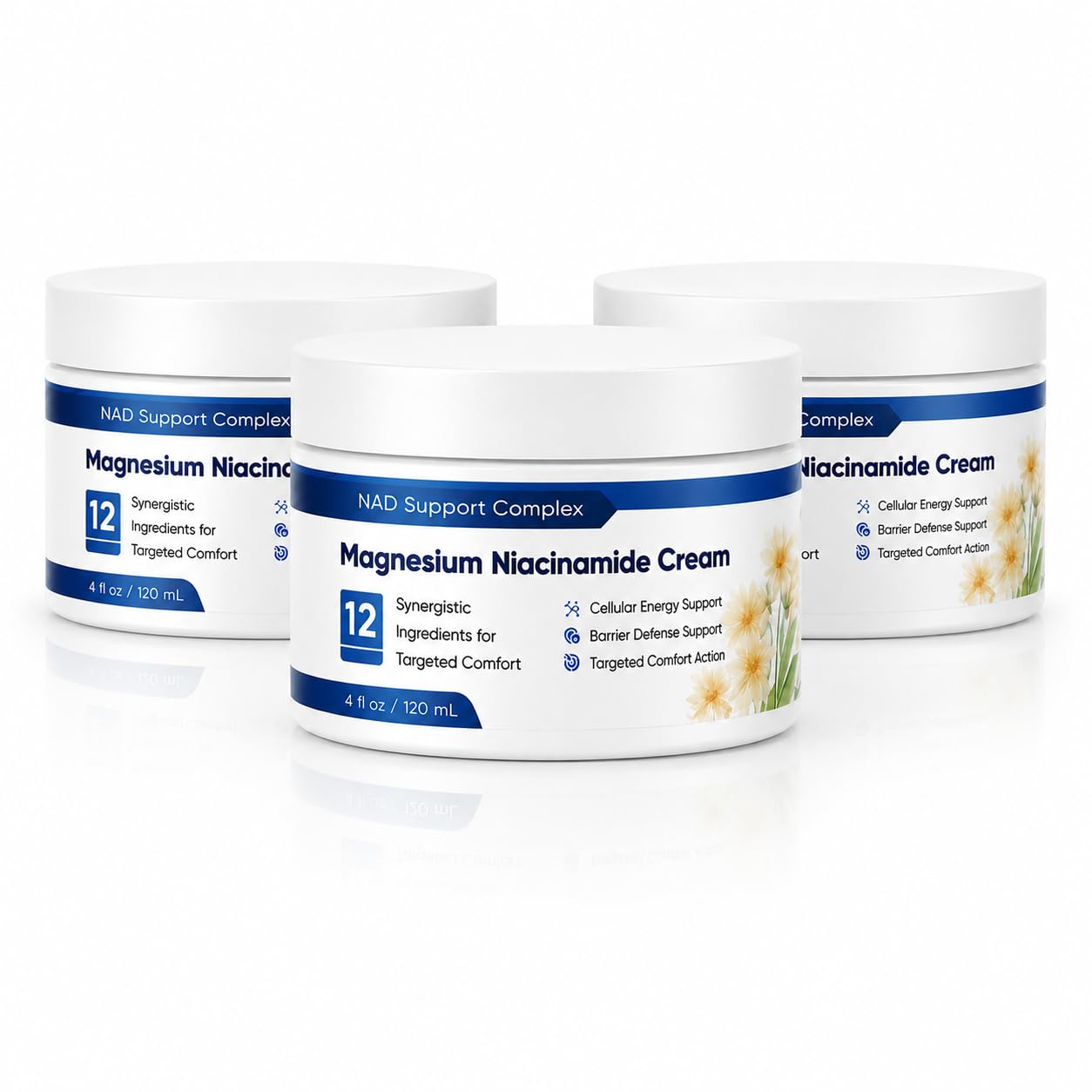 Magnesium Niacinamide Relief Cream -Fast Acting Cooling Formula, 12 Ingredients for Muscles, Joints, Neck, Low Back, Knee, Foot, Fast Absorbing, Non-Greasy Formula, 4 oz (1) — Amazon image 10
