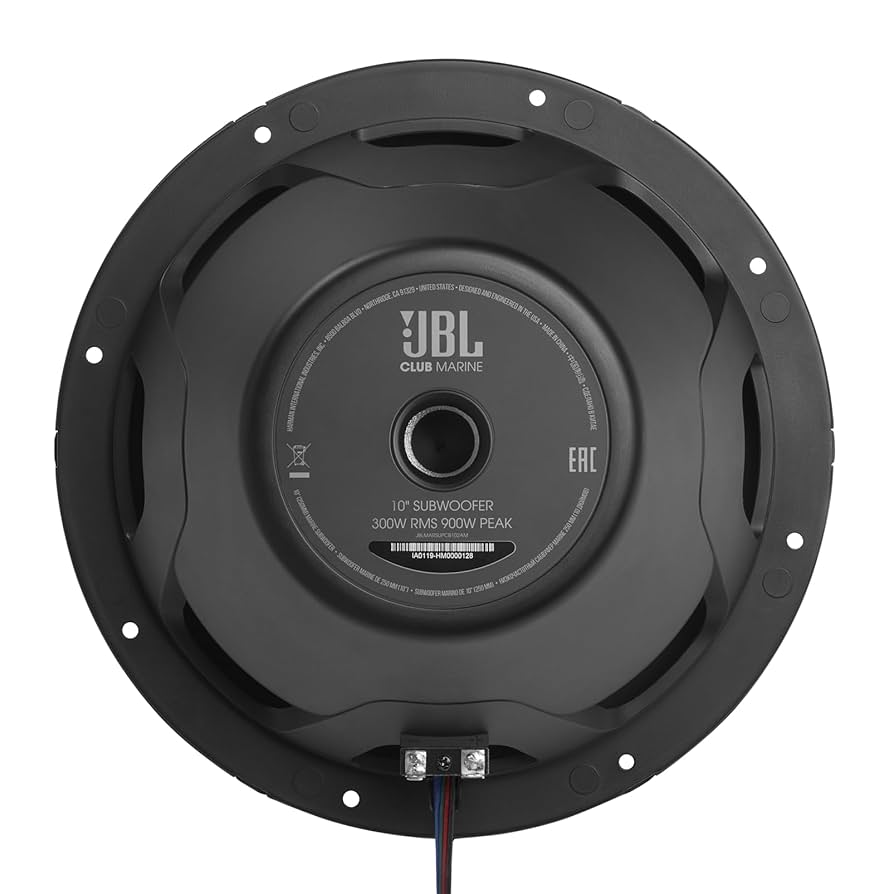 JBL ウーファー ブラック Amazon.co.jp: JBL CLUB-10-10インチ マリンオーディオサブ