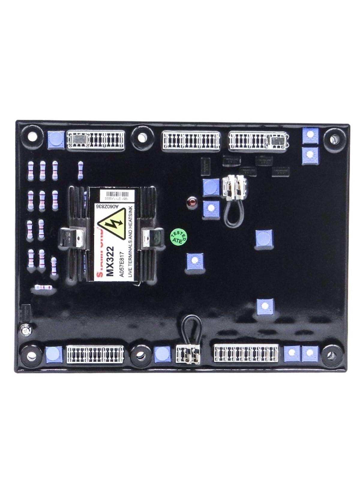 CBRBLCIUL 1pcs MX322 Voltage Regulator AVR Diesel brushless Generator Automatic Excitation MX342(MX322 Original)