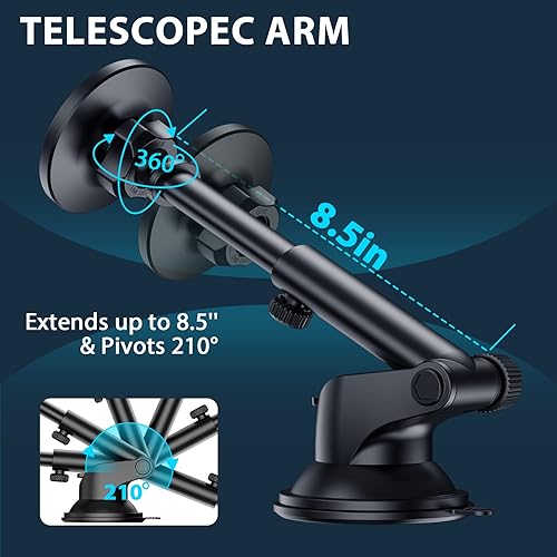 Miniatura 10 de ORIbox Soporte de teléfono para automóvil súper ventosa y resistente al calor Soporte universal para teléfono celular, soporte de ventilación para