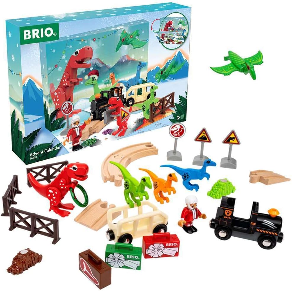 BRIO World 36120 Advent Calendar | Railway Accessories for Children from 3 Years Compatible with Railway Kits and Accessories