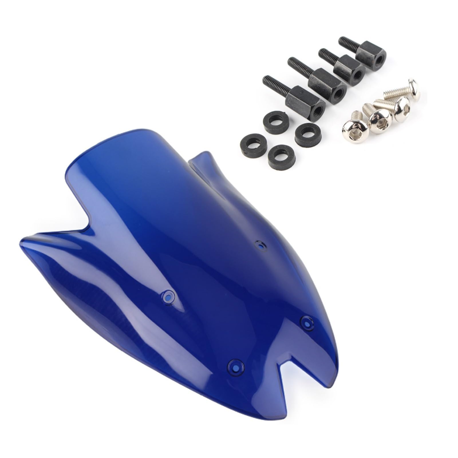 Parabrisas Motocicleta Parabrisas De Motocicleta Accesorios De Motocicleta Para Kawasaki Para Z1000 Para Z-1000Z 1000 2010 2011 2012 2013 Deflector Viento Moto (Color : Blue