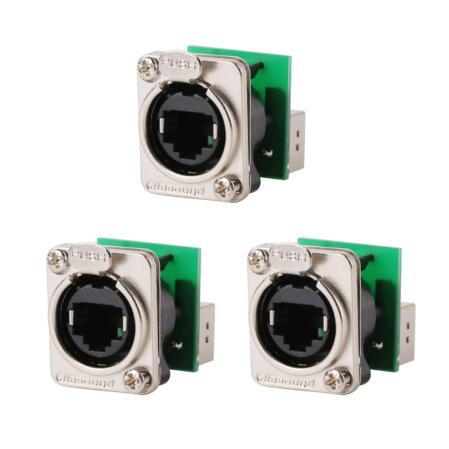 Toronce RJ45 Ethercon Cable Mount Connector (5-Pack) - Rugged Ethernet Connector For Harsh Environments
