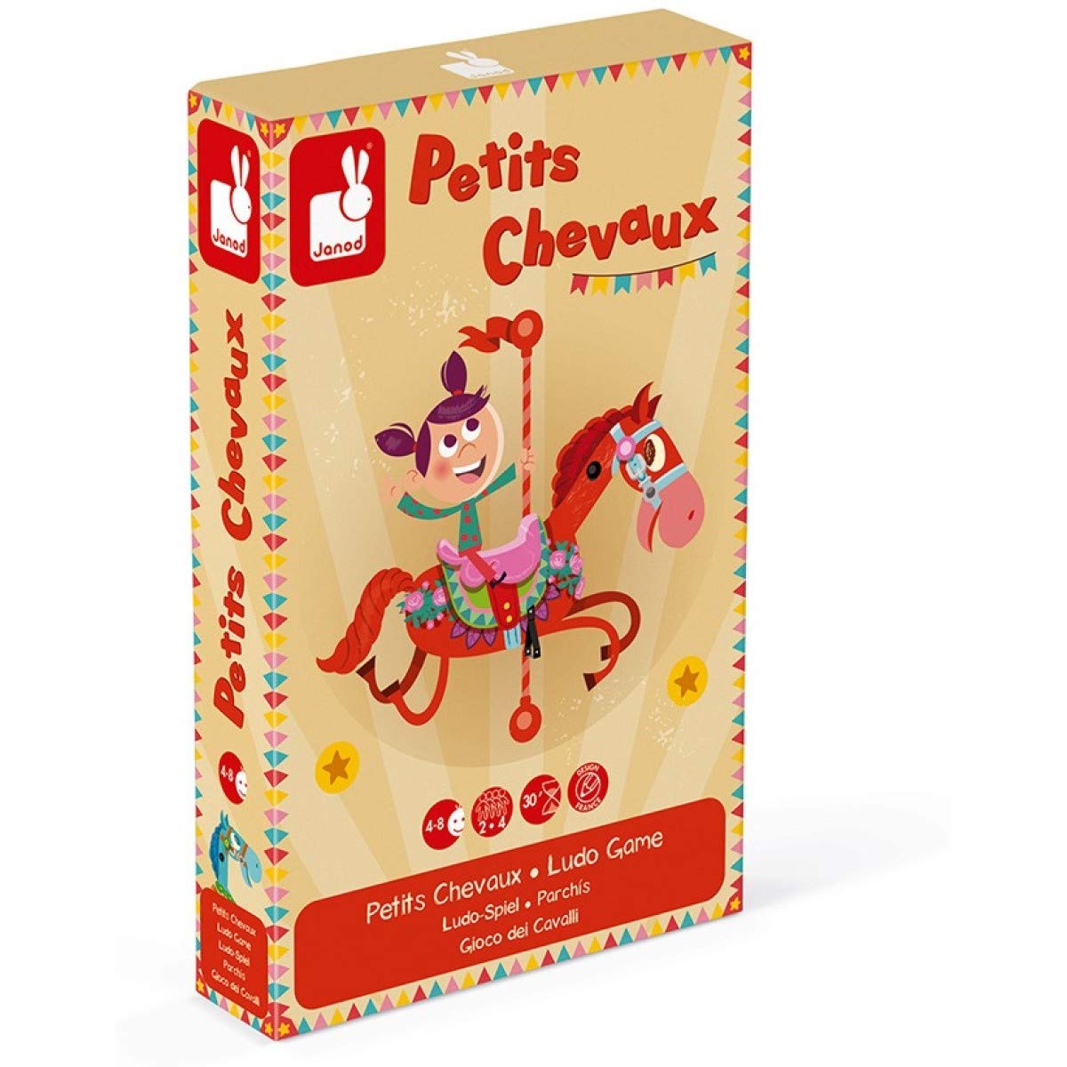 Janod - Sfida Roaarr - Gioco di Carte Battaglia - Giochi di società per Bambini - Gioco di Rapidità Dall'Età di 4 Anni, J02634