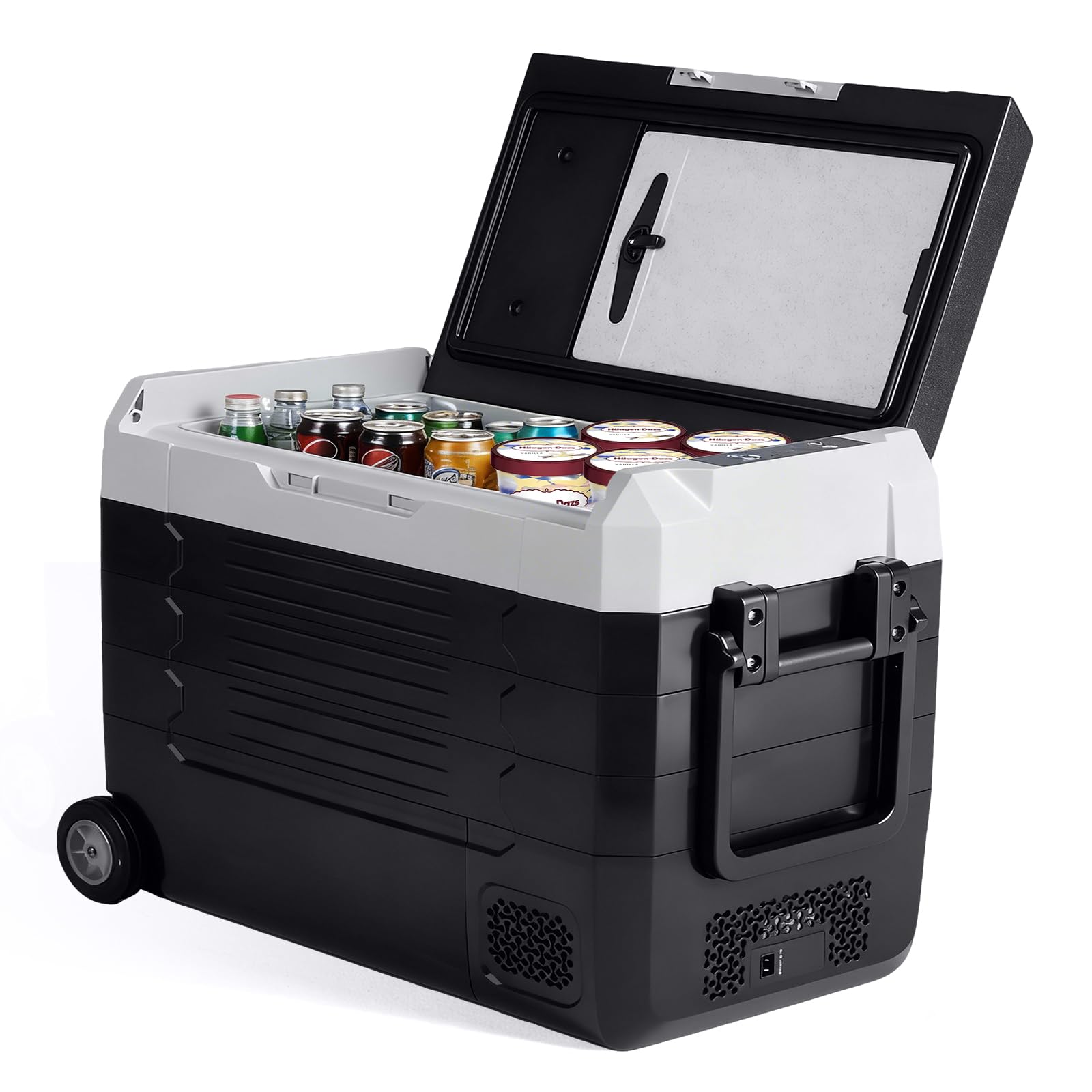 海斗 3ボックス Amazon.com: OLIXIS Portable Car Refrigerator, 53QT Dual-Zone
