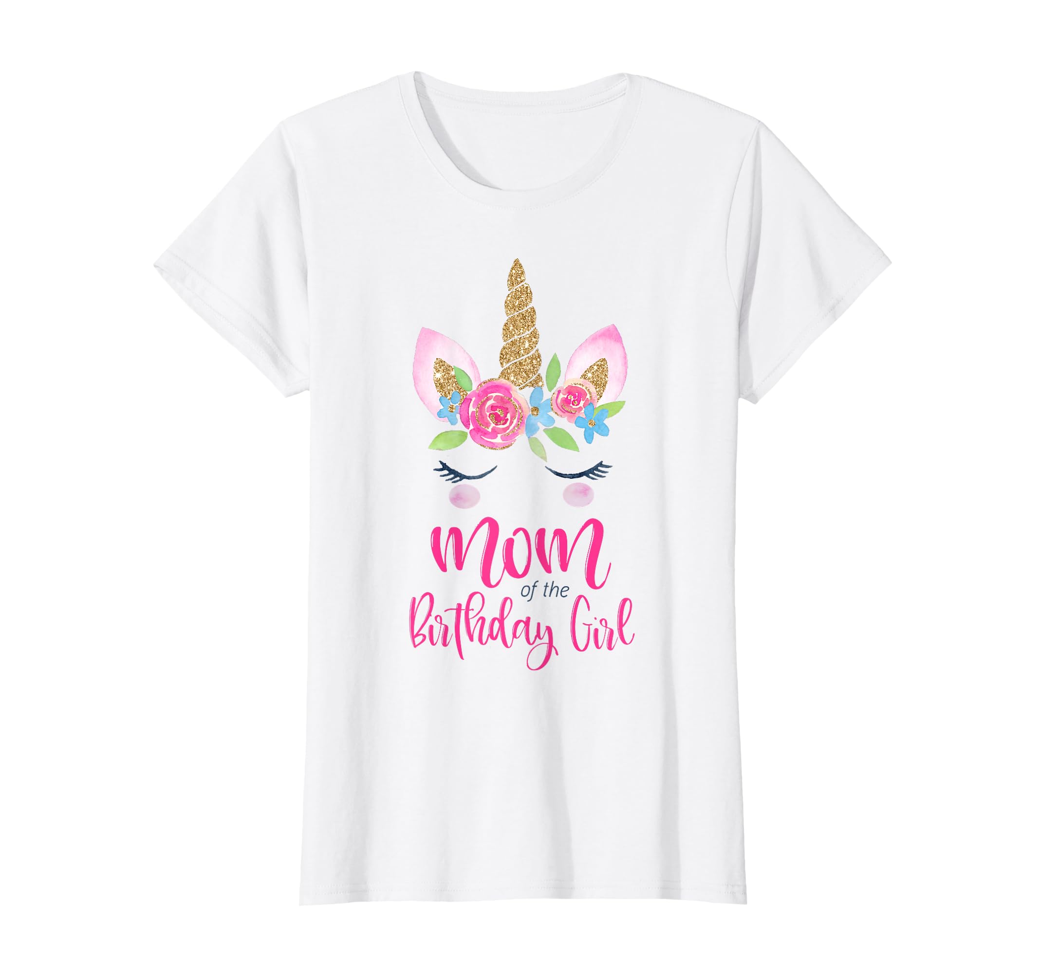 Unicorn Mom of The Birthday Girl Shirt Matching Party Tee T-Shirt