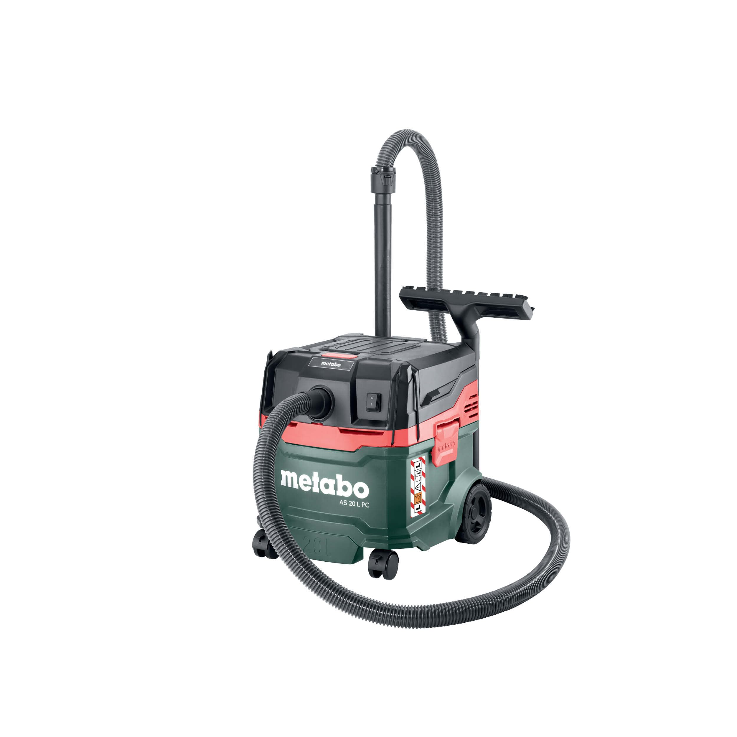 metabo AS 20 L PC Allessauger – 602083000 – Nass-/Trockensauger mit integrierter Filterabreinigung – 5,5 m Kabellänge