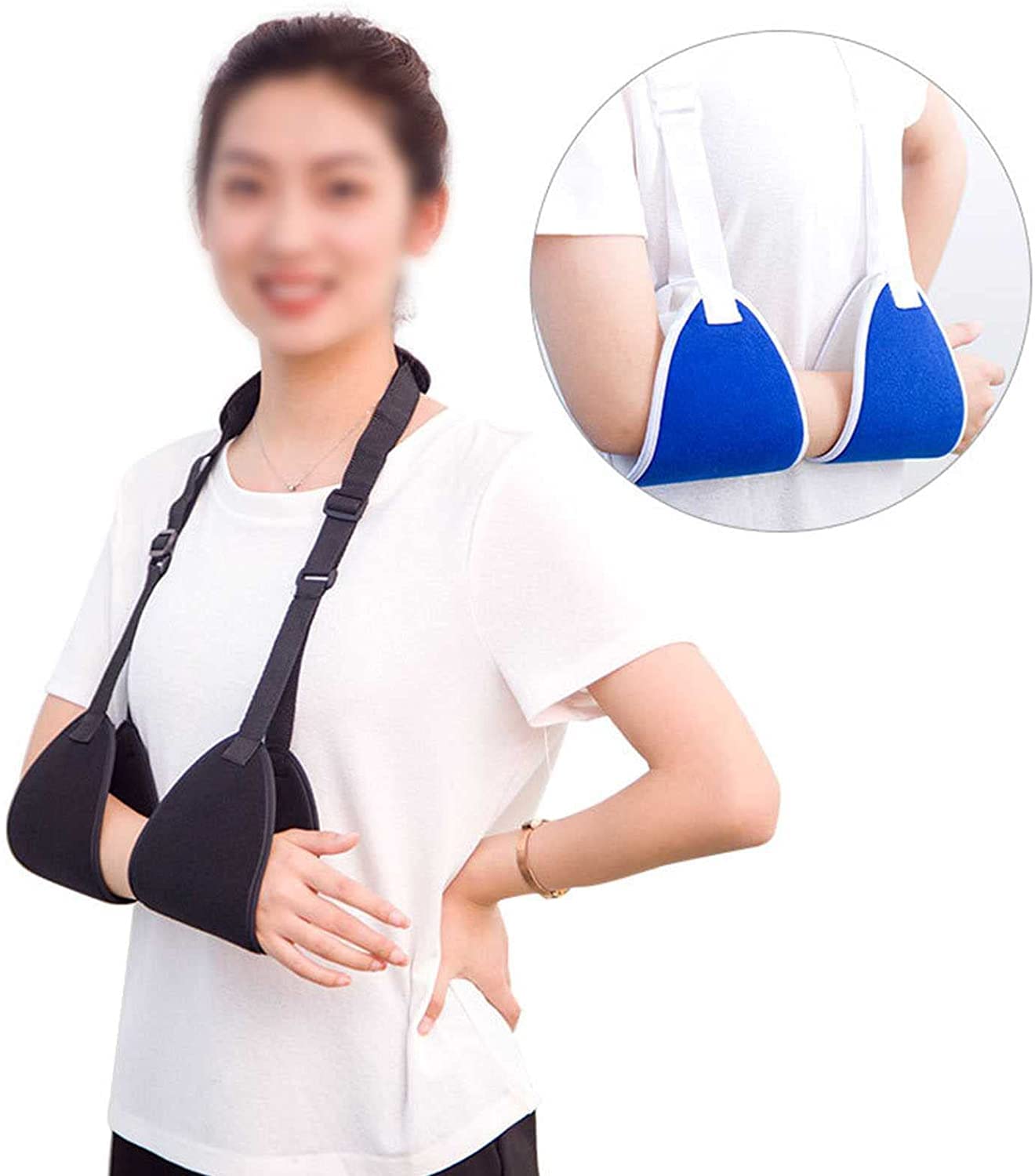 Cabestrillo para el brazo Cabestrillo para el antebrazo, Soporte para el brazo Muñequera para el hombro y el cuello, Cabestrillo para el brazo, Cabestrillo para la protección contra lesiones