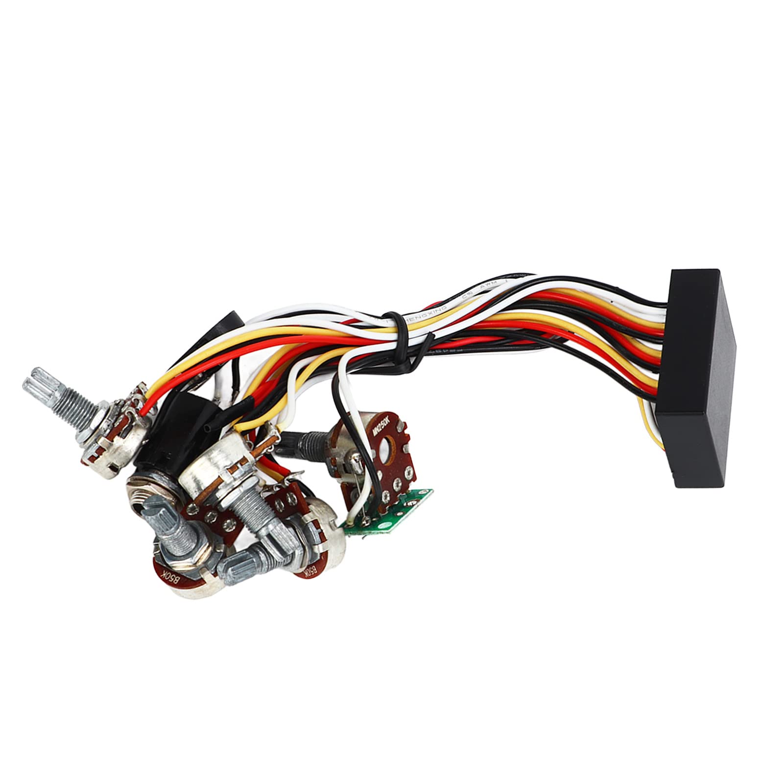 TANIQIACA Electric Bass Preamp Circuit - Professional EQ Equalizer with Plastic Metal Construction to Enhance Sound Quality for Bass Guitars