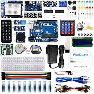 REXQualis Super Starter Kit based on Arduino UNO R3 with Tutorial and Controller Board Compatible with Arduino IDE