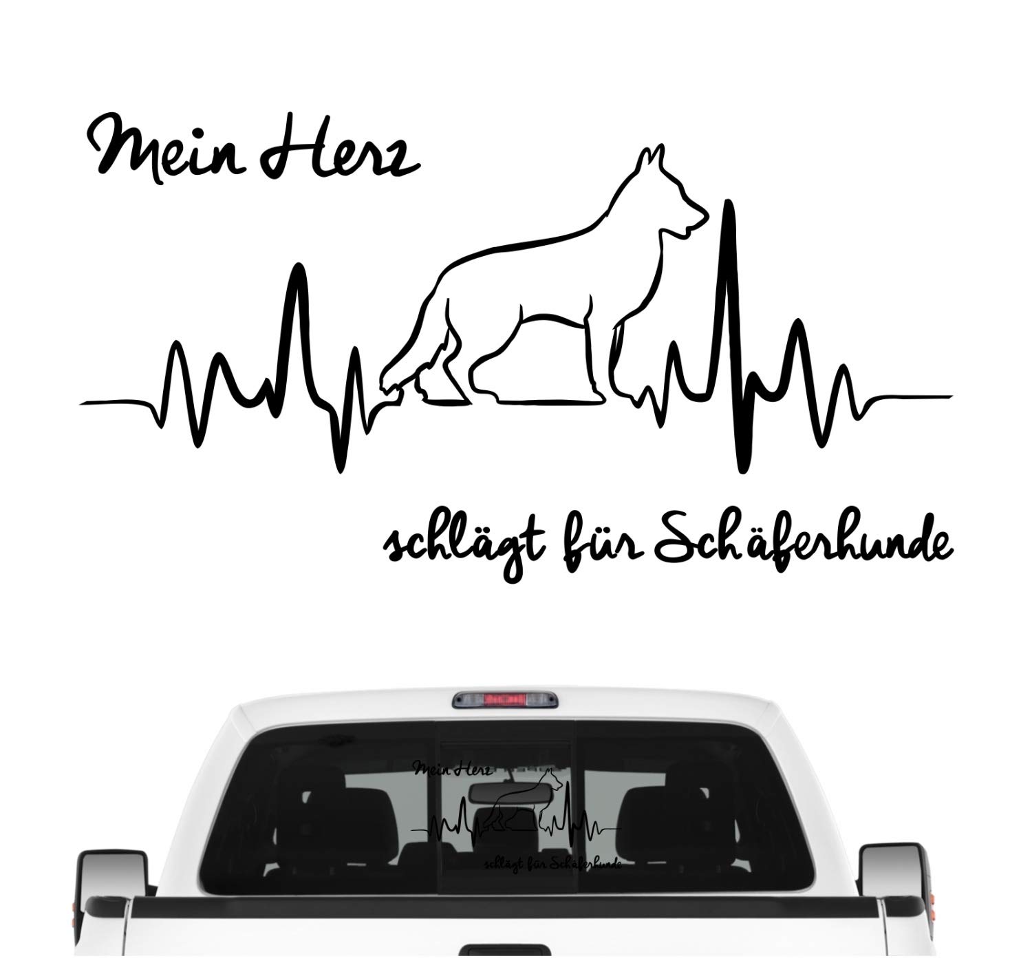 Siviwonder Autoaufkleber Deutscher Schäferhund - Hundesport Aufkleber In Verschiedenen Größen