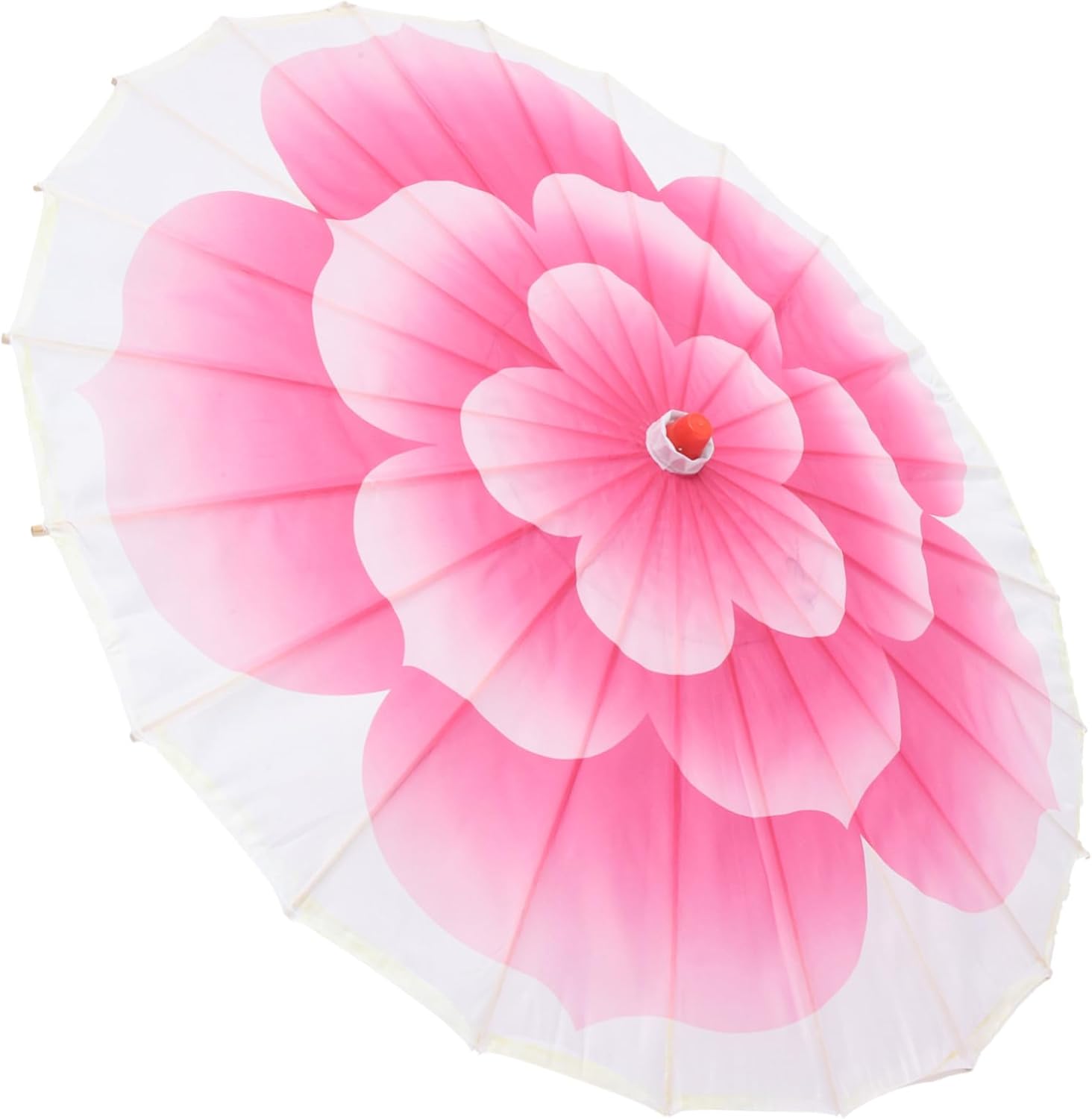 Handmade Peony Flower Oil Paper Umbrella Classical Dance Prop Waterproof Decorative Parasol for Parties Traditional Chinese Style 100% Natural Materials