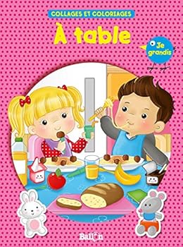 Paperback COLLAGES ET JEUX - A TABLE (Je grandis) [French] Book