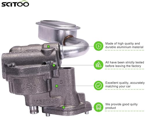 Miniatura 2 de SCITOO Engine Components M354-367S Oil Pump Fits for 2009-2011 for Buick Lucerne 2006-2011 for Chevy Impala 2006-2010 for Chevy for Malibu 2006-2007