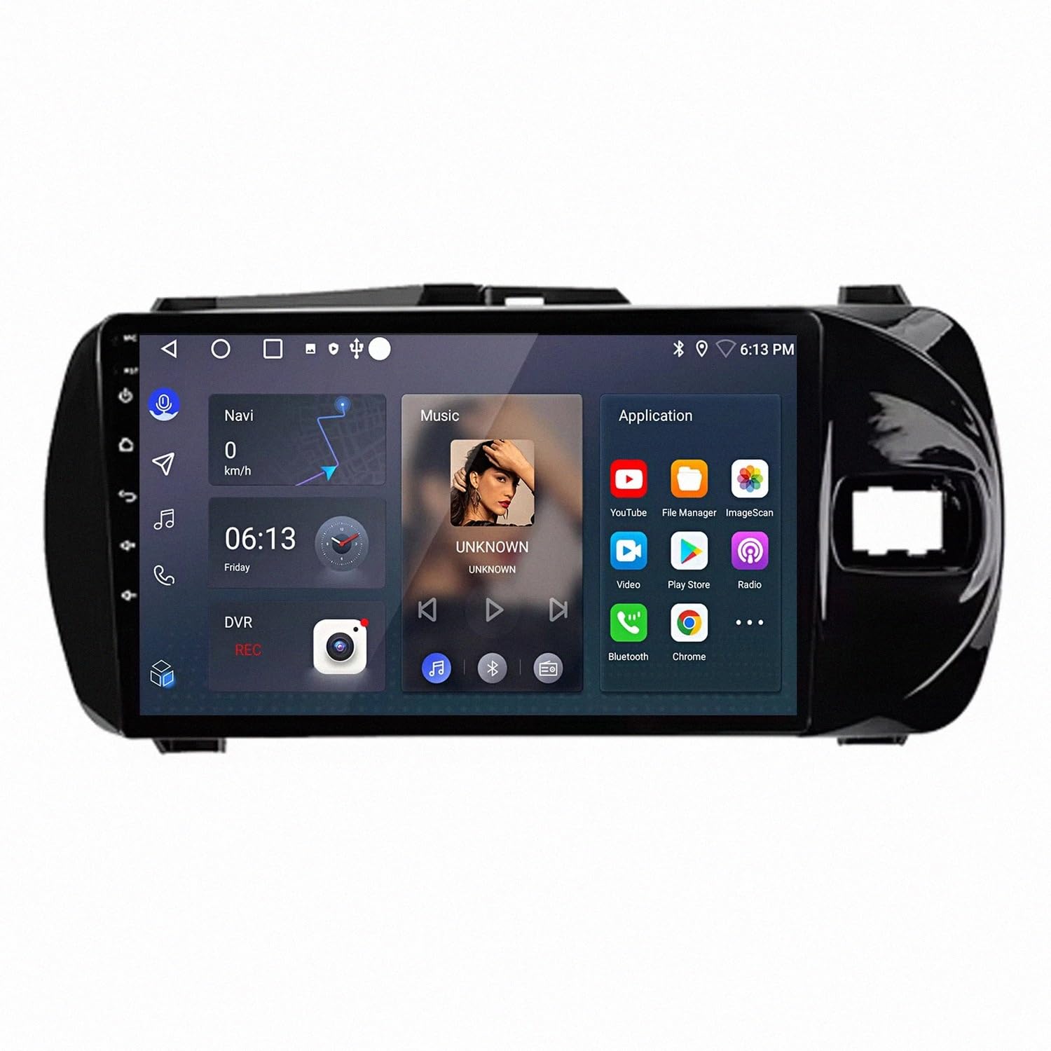 Nawigacja Gps, Radio, Nawigacja Satelitarna dla Toyota Vitz 3 XP 130 2014-2019 Odtwarzacz Wideo Car Play Mirror Link, Siri/Airplay/Aux/Radio, Odtwarzacz, 8 Rdzeń 8G+256G