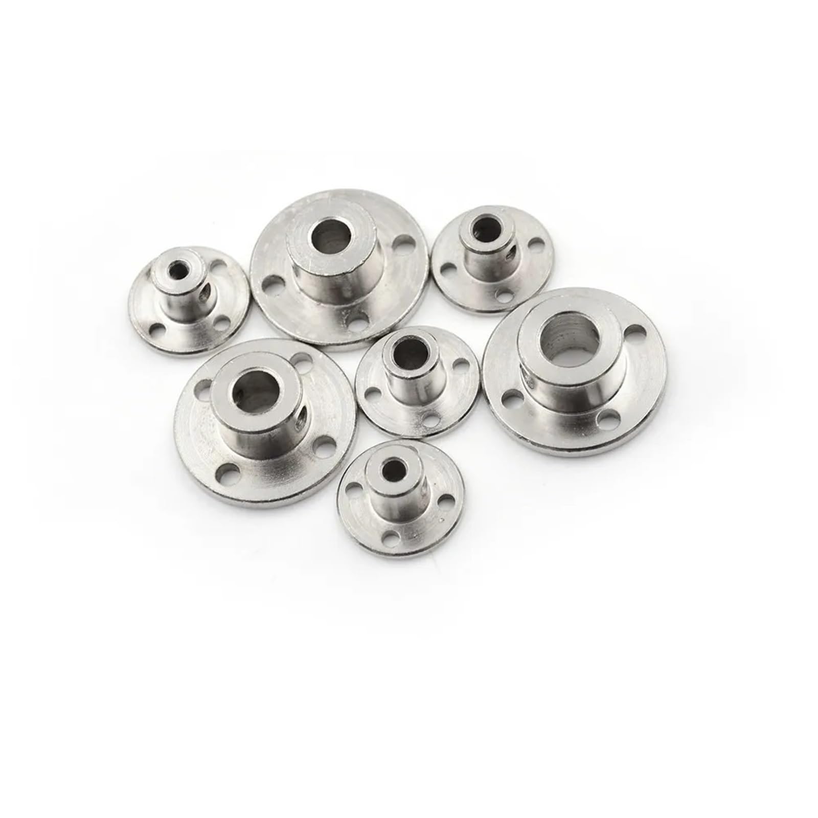 Accouplement à bride en fer avec 5 vis, adaptateur d'arbre de moteur plusieurs tailles(12x18mm)