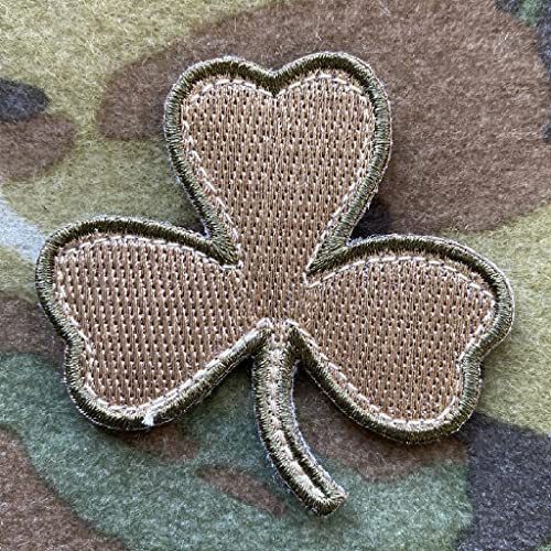 Die Cut Irish Clover Tactical Patch 2"x2" - multitan