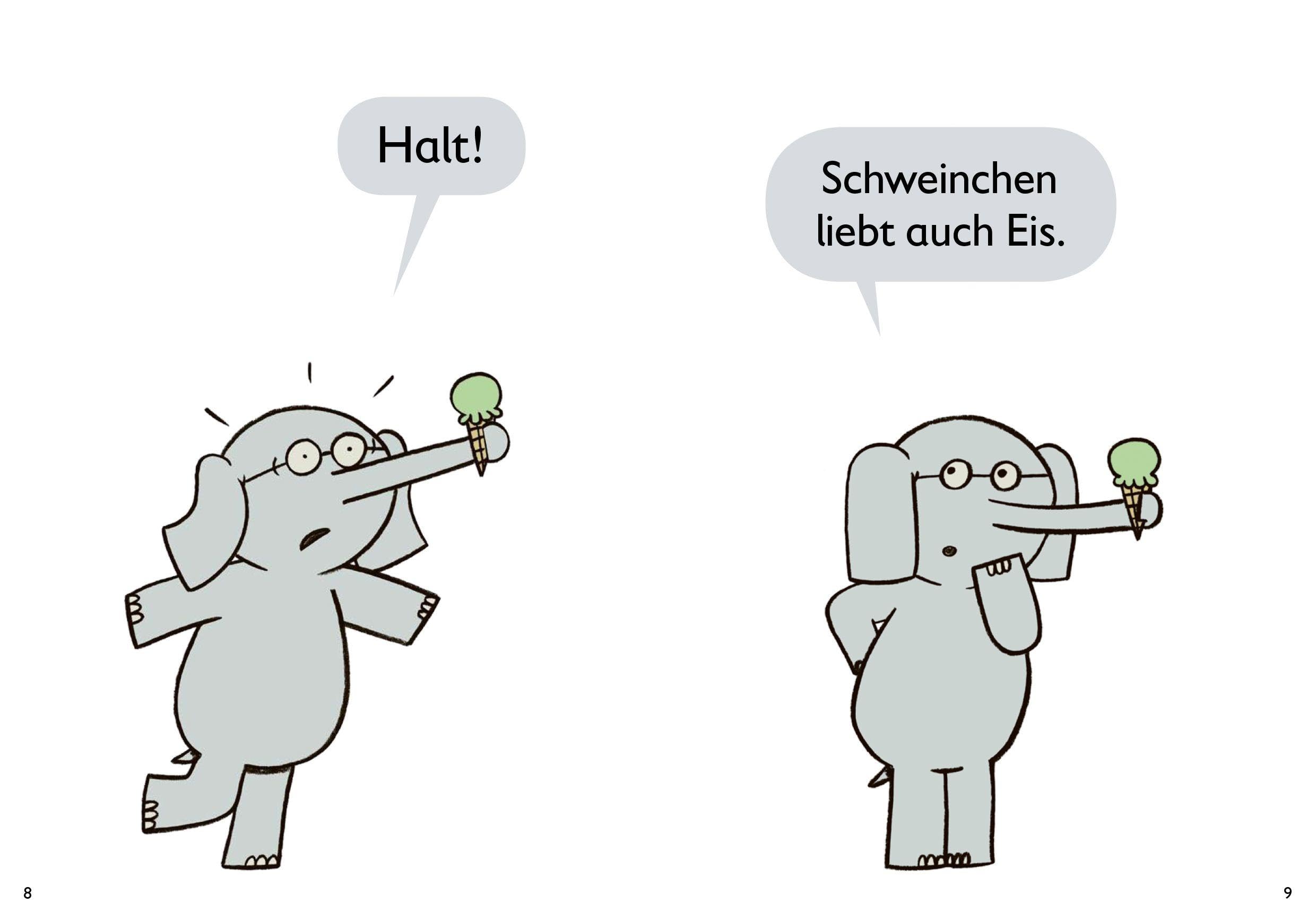 Muss ich was abgeben?: Lesen lernen mit Comics! | Band 3 der witzigen Erstlese-Reihe mit Elefant und Schweinchen