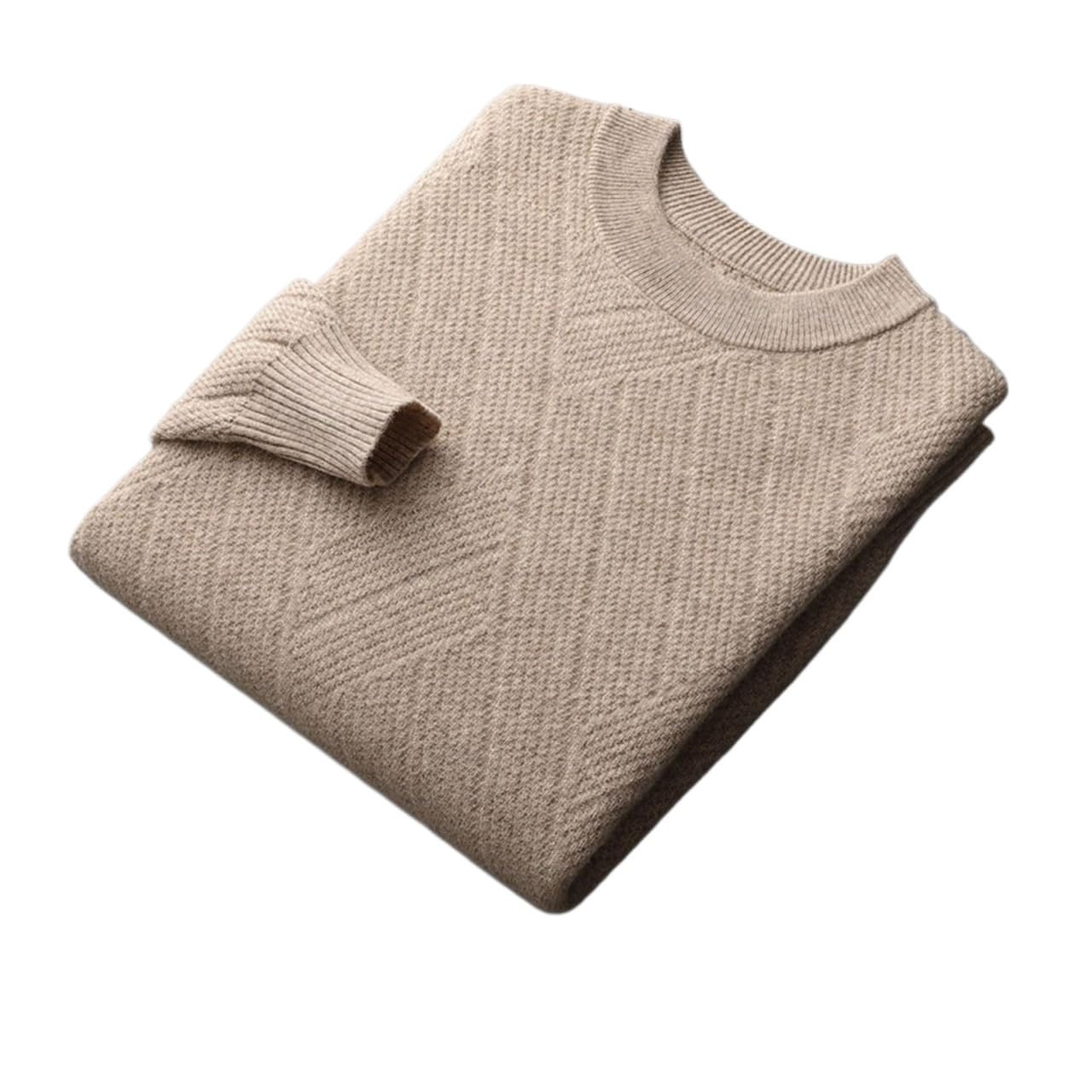 Pull en Cachemire for Homme automne hiver maille épaisse Argento 2XL