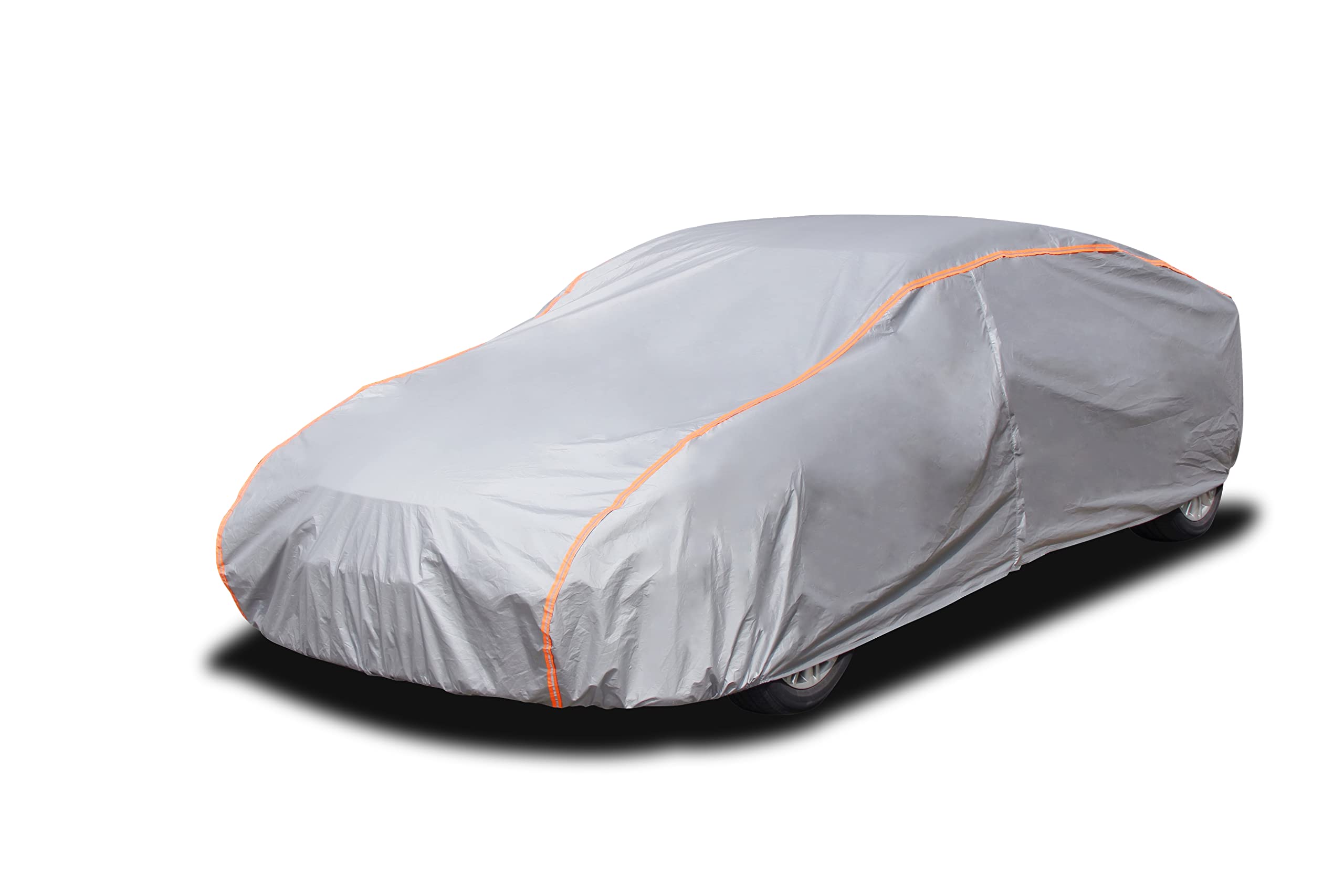 Photo 1 of ANITANT Large Car Cover,Snow Winter Car Cover,Outdoor Car Cover,Car Covers for Automobiles All Weather Waterproof,Full Exterior Covers Rain UV Snow Protection Fit All Sedan 208" to 218" Size 5: Sedan Plus(208" To 218")