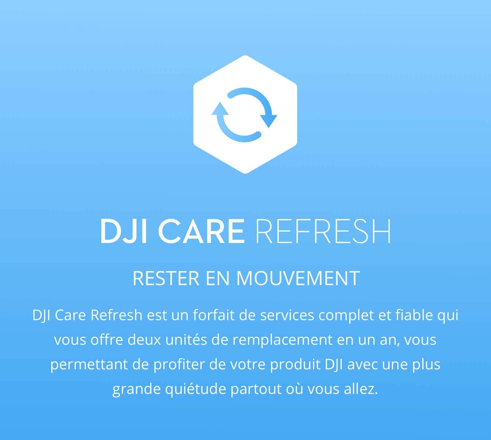 DJI Osmo Pocket - Care Refresh, plan de service pour Osmo Pocket, Jusqu'à deux remplacements en 12 mois, Assistance rapide, Couverture des accidents et des dégâts des eaux, Activé dans les 30 jours
